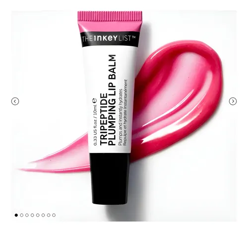 The Inkey List Tripeptide Plumping Lip Balm Pink 10 Ml