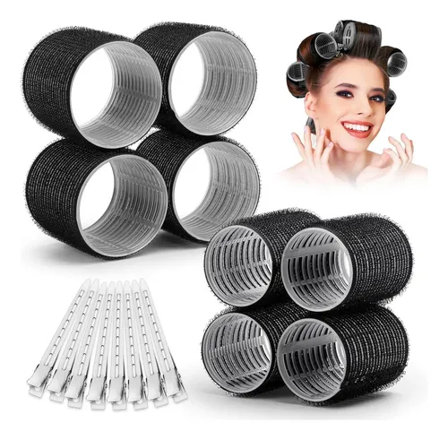 Set Rulos Auto-adherentes Para Cabello Shynek Jumbo Y
