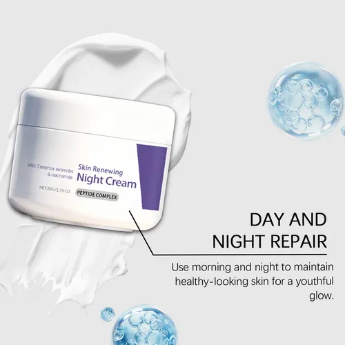 Crema Nocturna Para El Cuidado De La Piel, Suavidad Y Hidrat
