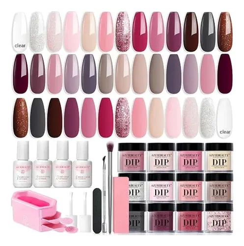 Azurebeauty Kit Polvo Acrílico Para Uñas 31 Piezas 20