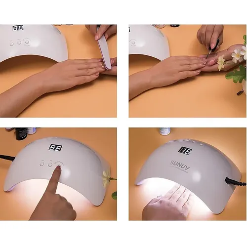 Cabina Uv/led Sun 48w Sensor Y Timer Uñas Gel Esmaltado Semi