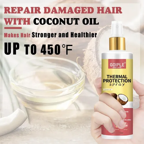 Spray Protector Térmico Wozutunt Con Aceite De Coco 230g
