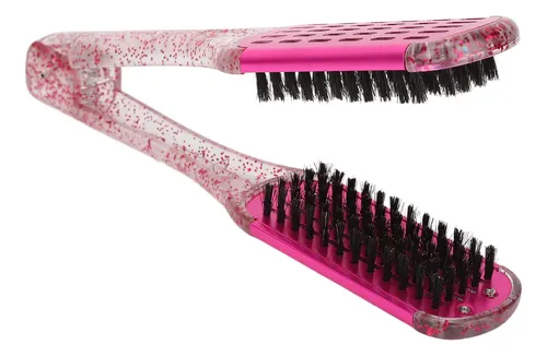 Cepillo Alisador De Doble Cara Ht Para Peinar Rosa Rosa