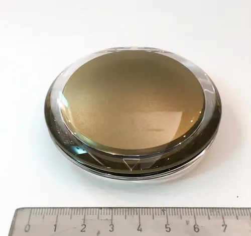 Espejo De Cartera Con Tapa Aumento X2 Redondo Acrílico E1091
