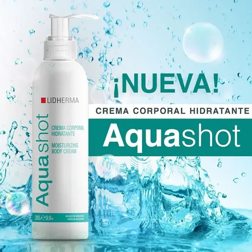 Lidherma Aquashot Crema Corporal Hidratante Tipo de envase Pote Fragancia N/A