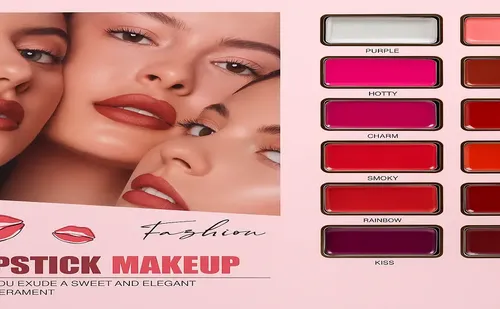 Maxi Paleta Libro Maquillaje Profesional Sombras Labiales