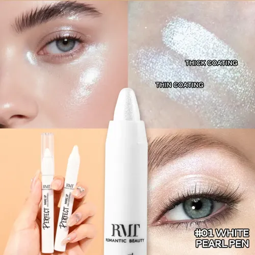 Lápiz Iluminador Maquillaje En Barra Blanco Romantic Beauty