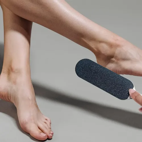 Lima De Pie Acero Inoxidable Reutilizable Pedicura /s