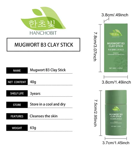 Máscara Facial De Arcilla Hanchobit Mugwort B3