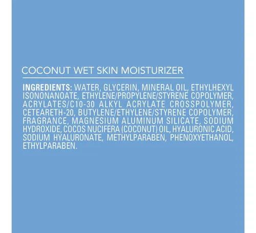 Crema Corporal Jergens Wet Skin Aceite De Coco 296ml