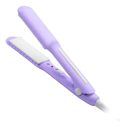 Mini Planchita Pelo Oryx OSR-197 Violeta Cerámica Retoques Viaje Seco