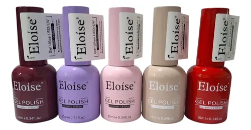 Eloise Esmalte Semi Permanente 10ml Gel Uv Led Blanco-negro