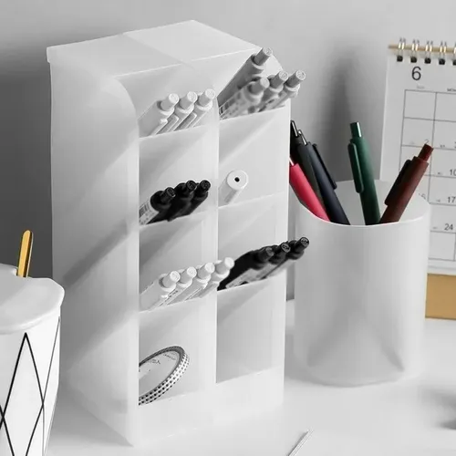 Organizador Torre Escritorio Maquillaje Accesorios Lapicero