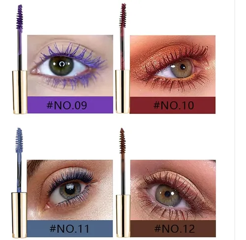 Hjp Juego De Rímel De Colores De 12 Colores, Mascara De Colo