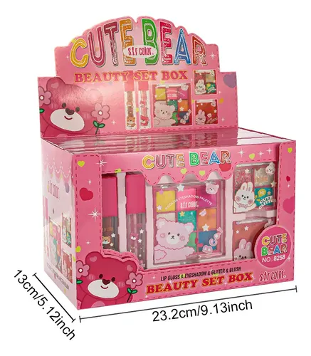 Set De Maquillaje Princess Con Labiales Y Cosméticos