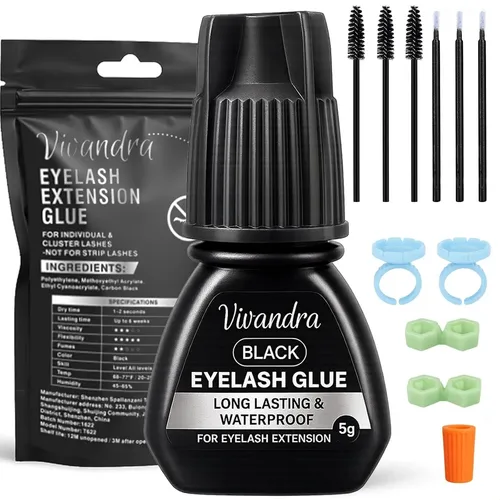 Kit De Pegamento Lash Clusters: Pegamento Para Extensiones D