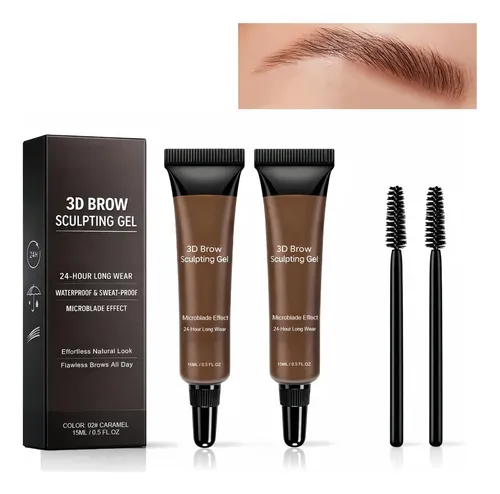 Gel Para Cejas Pomade 2 Piezas Brown