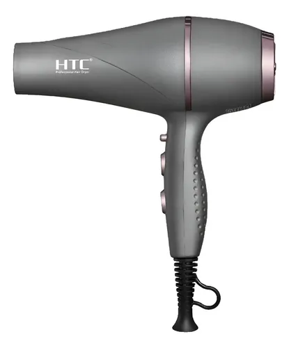 Secador De Pelo Htc Ef-2028 Hair Dryer Secador Cabello Gris