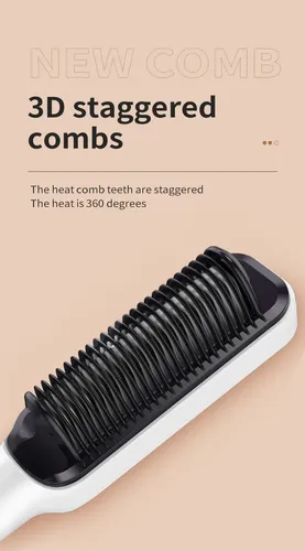 Cepillo Alisador Eléctrico Para Cabello