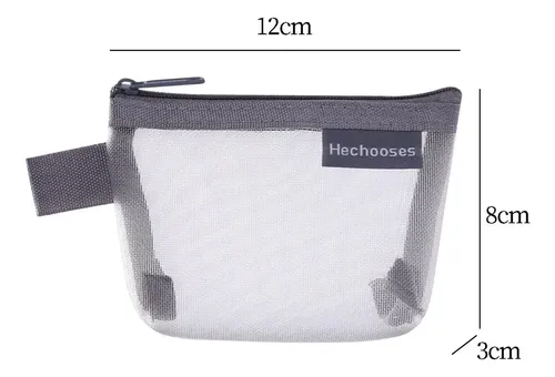 Bolso Cosmético Del Maquillaje Del Bolso De La Gris/2pzs ..