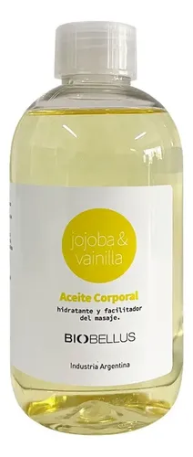 3 Aceites Masajes De Jojoba Y Vainilla Biobellus 500ml