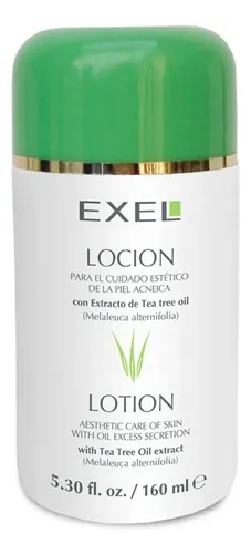 Locion Tea Tree Oil Profesional Exel Para Piel Acneica 160ml Momento de aplicación Día/Noche Tipo de piel Grasa