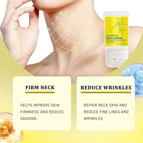Crema De Cuello Roll-on: Péptidos, Hidratante, Reafirma Y Su