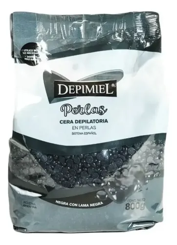 Cera Depimiel Negra En Perlas Sistema Español X 800 G