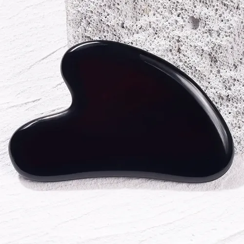 Rascador Facial Rose Massager Gua Jade Sha Tool Natural