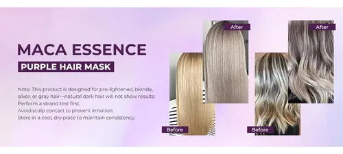 Ca – Mascarilla Capilar Morada Para Cabello Rubio -.