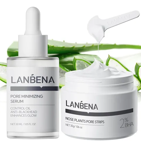 Combo Lanbena Quita De Puntos Negros/ Reductor De Poros 30ml