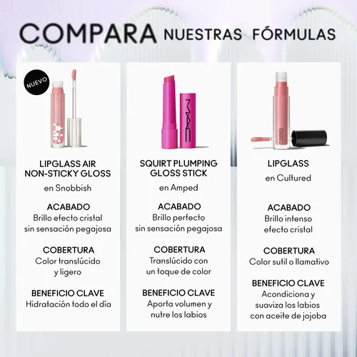 Lipglass Air Non-sticky Gloss