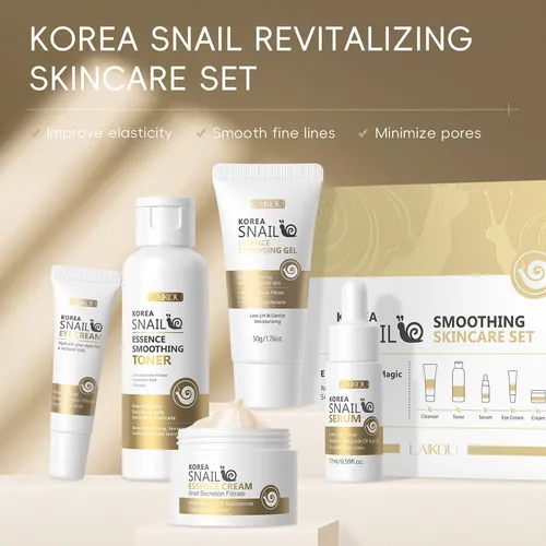 Set Para El Cuidado De La Piel Snail Mucin, Kit De Reparació