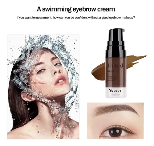Gel Tintado Para Cejas, Impermeable, De Larga Duración Para