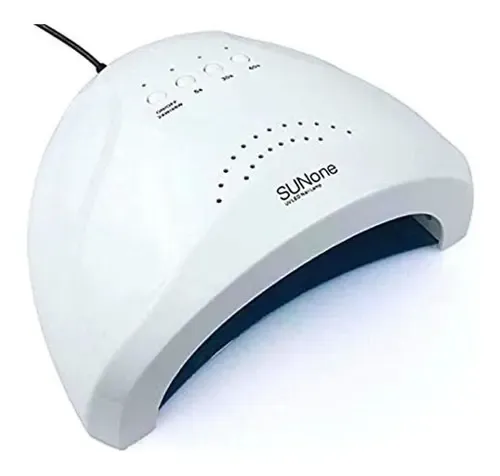 Cabina Para Uñas Sun One 48 Watts Uv Led Sensor Timer Blanco