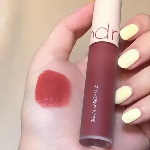 Labial Coreano Rom&nd – Zero Velvet Tint 5.5g Color 16 Burny Nude