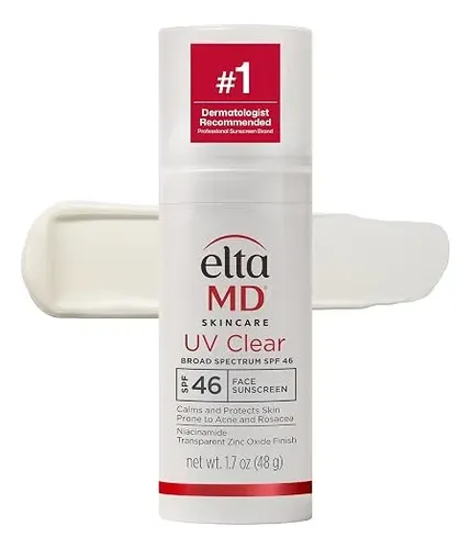 Eltamd Uv Clear Face Sunscreen  Zinc Oxide, Oil-free, Spf 46 02 – Sin Teñir (1.7 Oz)
