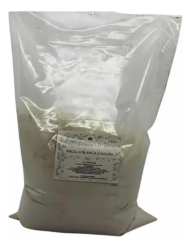Arcilla Blanca Coalin 25 Kilo Uso Cosmetico