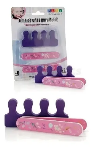 Lima De Uñas Para Bebes Violeta/rosa Baby Innovation