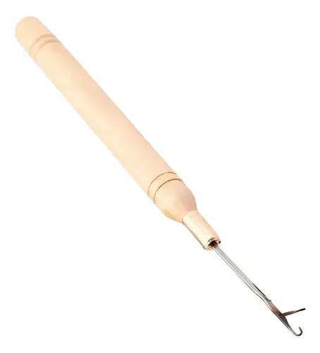 Aguja Tipo Crochet Microring Para Extensiones De Cabello