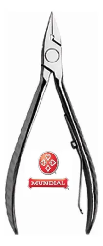 Alicate Cortaúñas Inox 776 Punta Recta Mundial Afilado