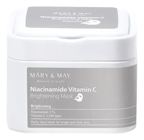 Mary&May Niacinamide Vitamin C Mascarillas – 30 Unidades x Pack