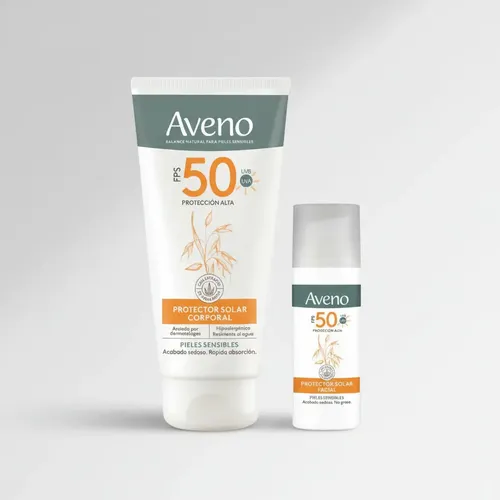 Aveno Combo Proteccion Solar Facial Y Corporal Piel Sensible
