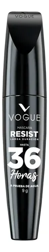 Máscara De Pestañas Resist 36 Hrs Vogue Color Negro