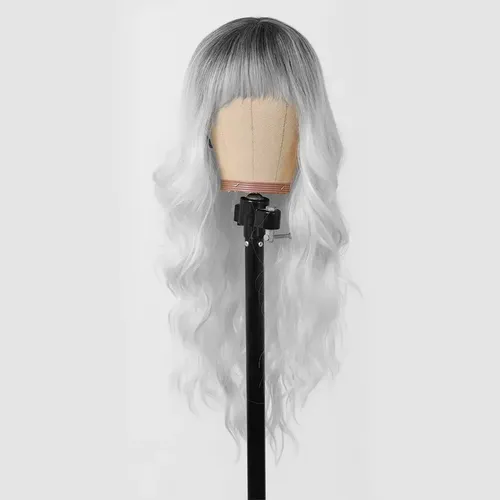 Peluca Larga Símil Natural Orgánica Fantasía Cosplay