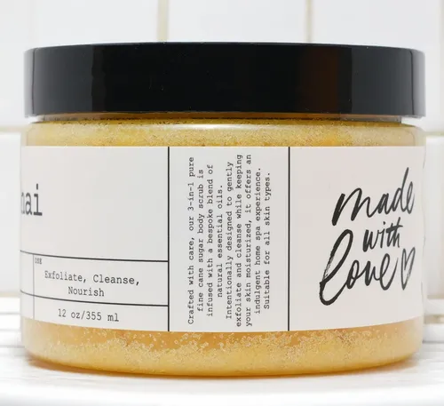 Exfoliante Corporal Scrubotany Miel Cúrcuma Vainilla 355ml