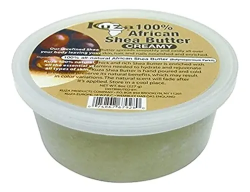 Manteca De Karité Kuza 100% Africana, Color Blanco Cremoso,