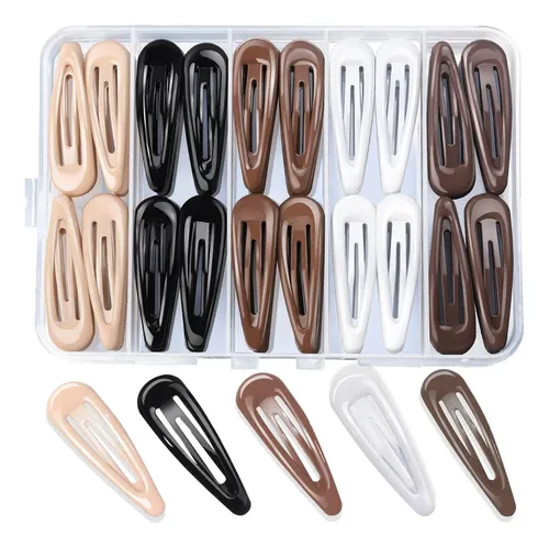 Pinzas Para El Pelo Con Forma De Gota De Agua, 50 Unidades,