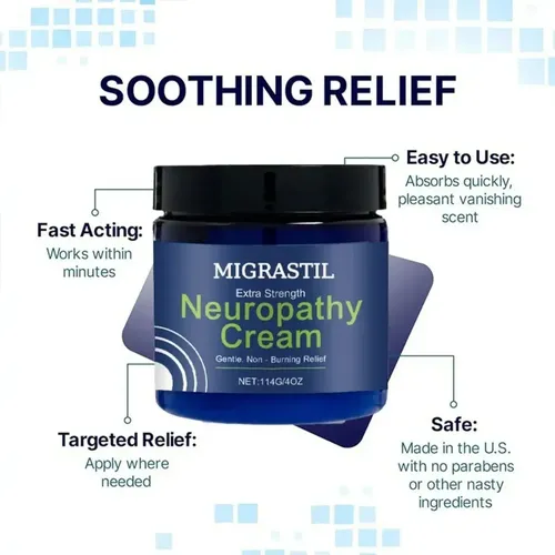 Ch 1uds Crema Para Aliviar La Neuropatía Vigor Migrastil ,,