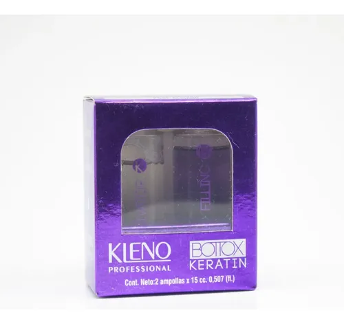 Kleno Bottox Keratin X2 Ampollas Lacios Perfectos Cabello